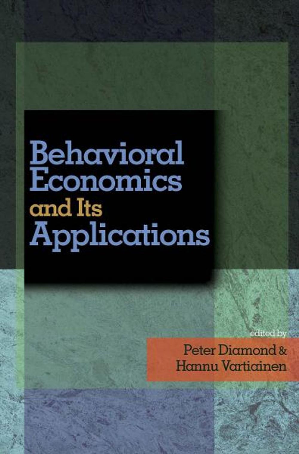 Big bigCover of Behavioral Economics and Its Applications