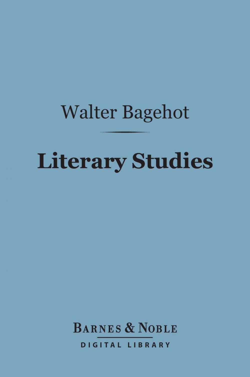 Big bigCover of Literary Studies (Barnes & Noble Digital Library)