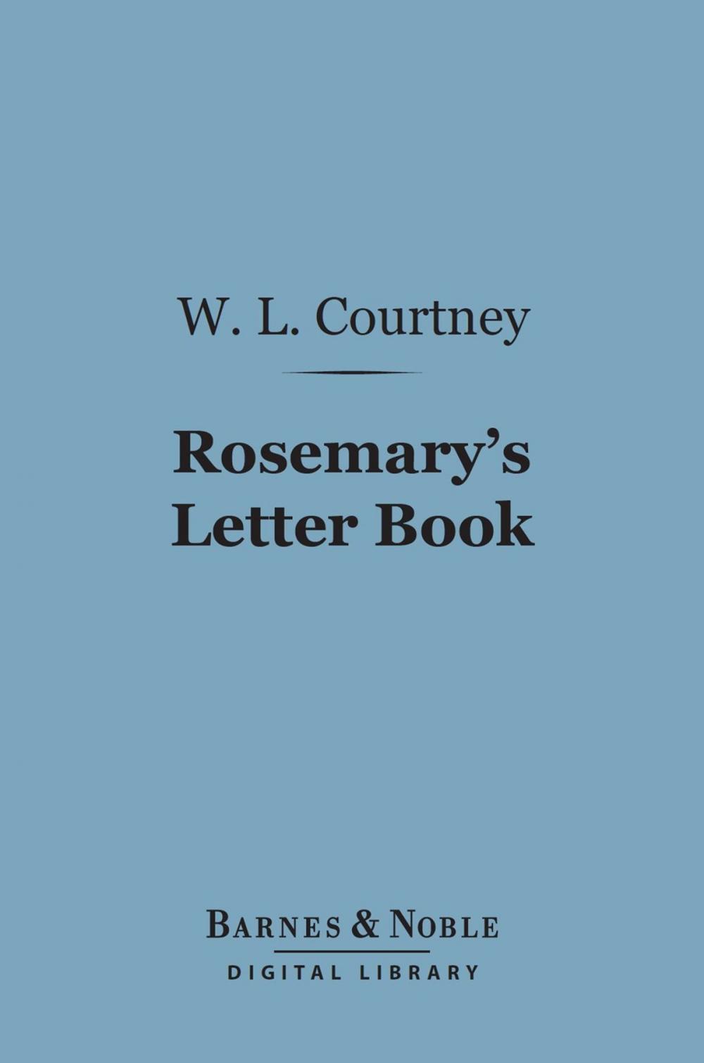 Big bigCover of Rosemary's Letter Book (Barnes & Noble Digital Library)