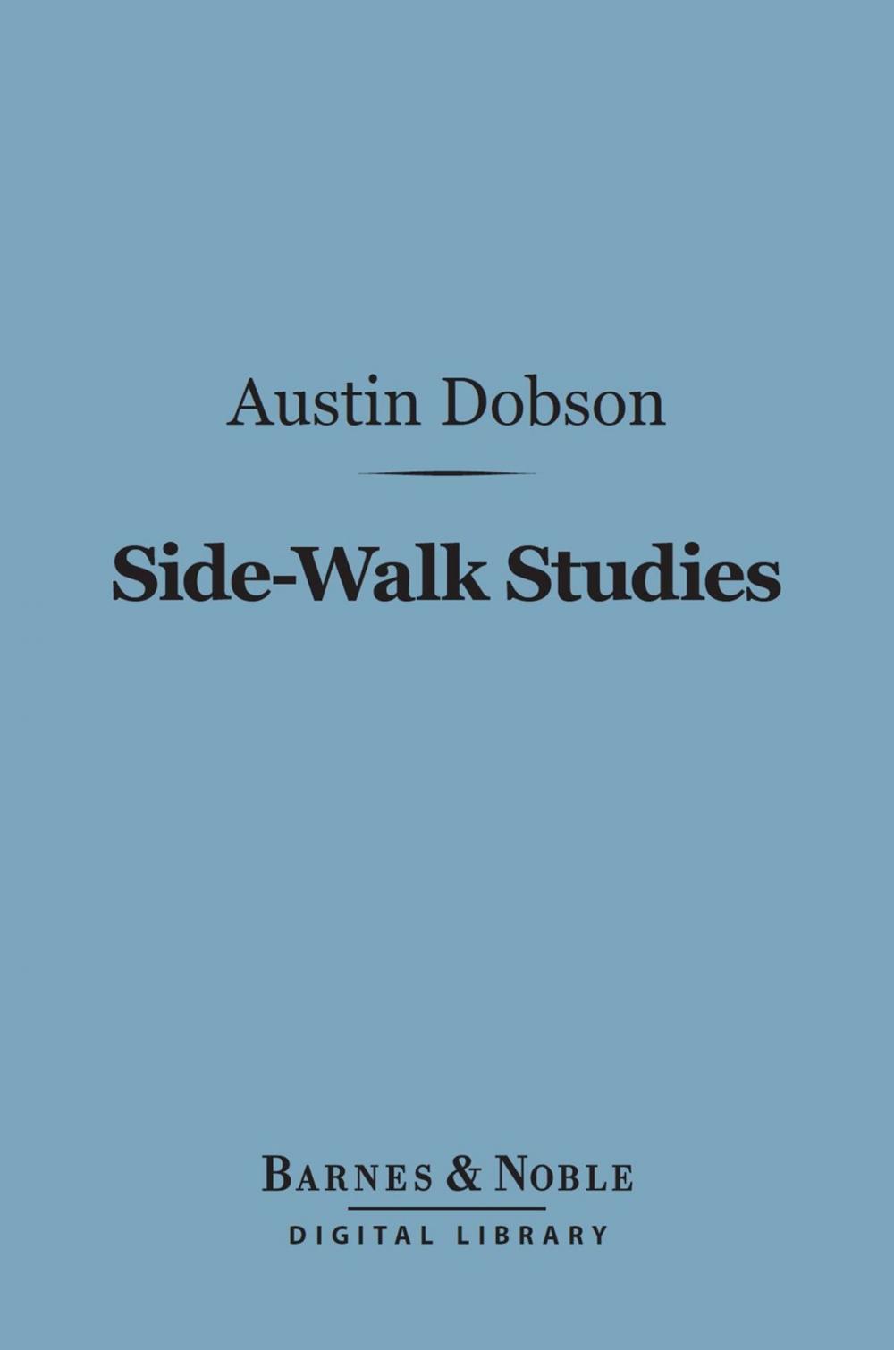 Big bigCover of Side-Walk Studies (Barnes & Noble Digital Library)