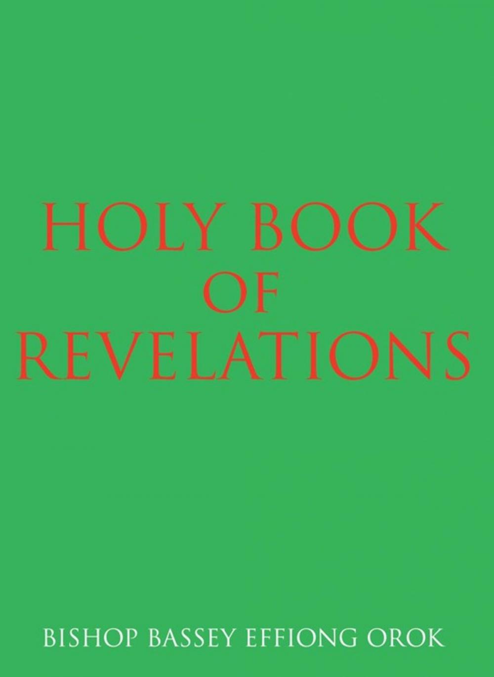 Big bigCover of Holy Book of Revelations