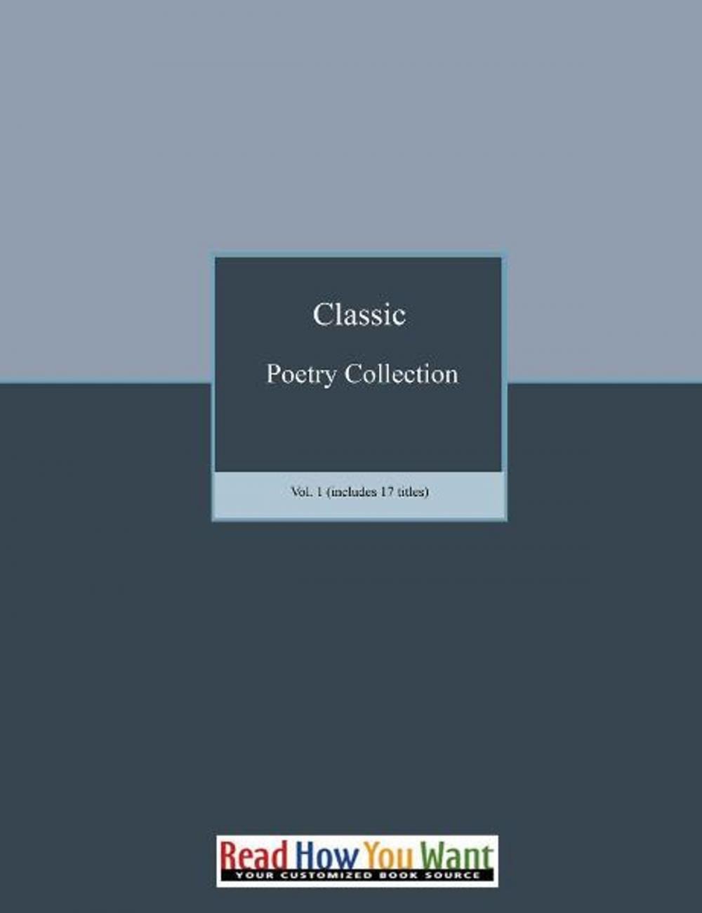 Big bigCover of RHYW Poetry Collection Vol. 1