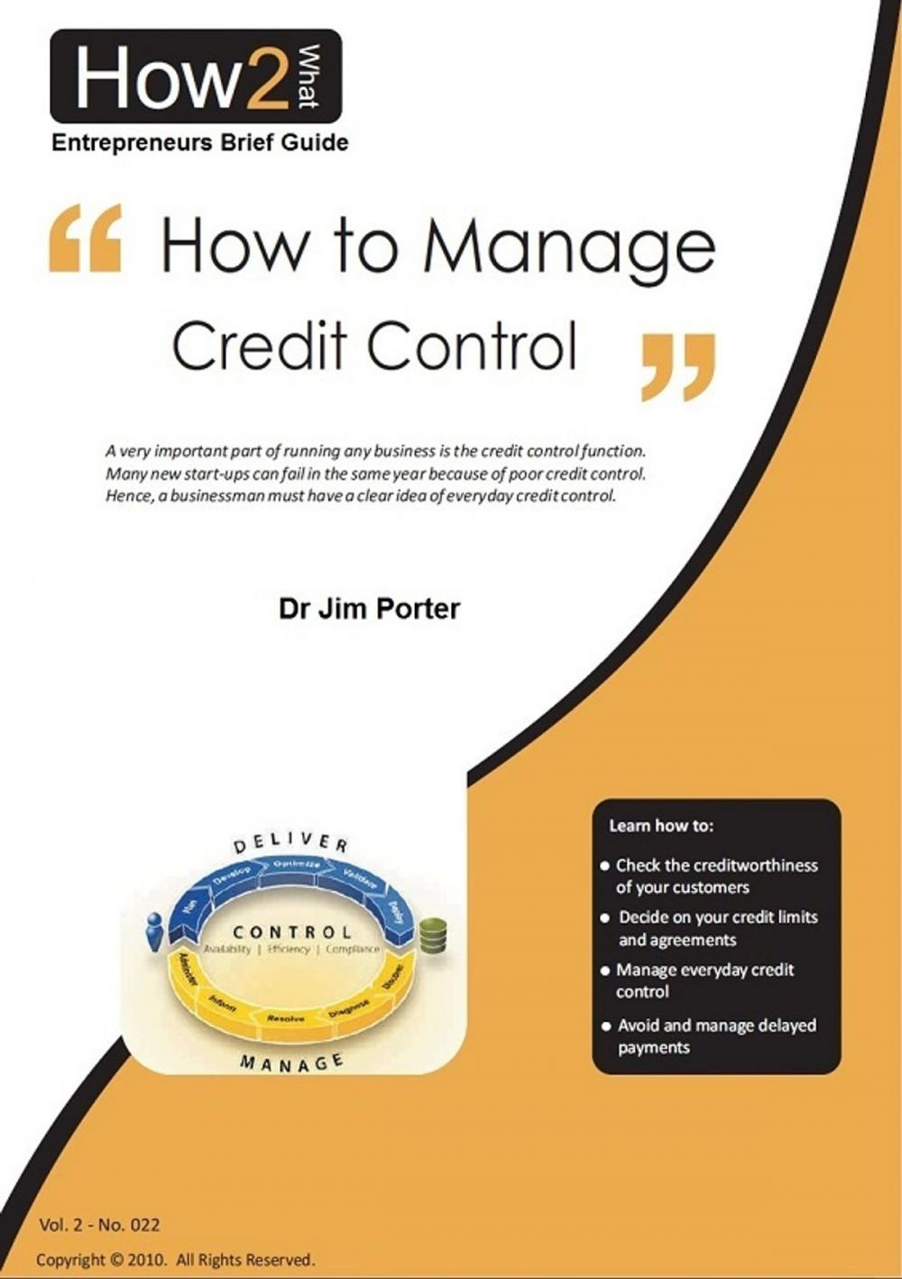 Big bigCover of How to Manage Credit Control