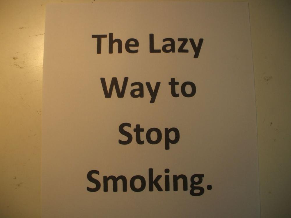 Big bigCover of The Lazy Way to Stop Smoking