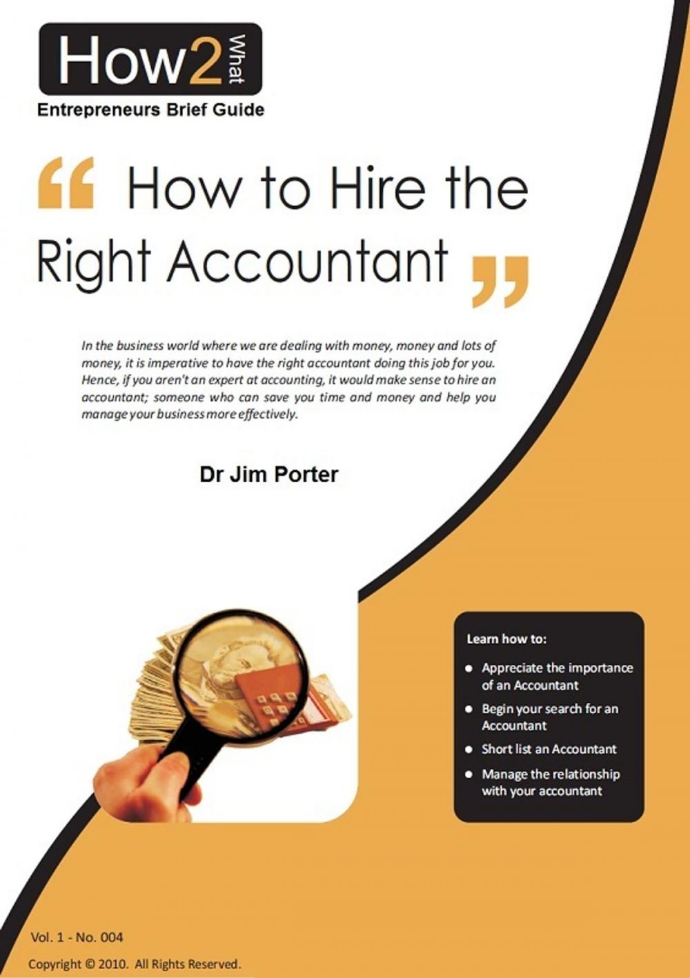 Big bigCover of How to Hire the Right Accountant