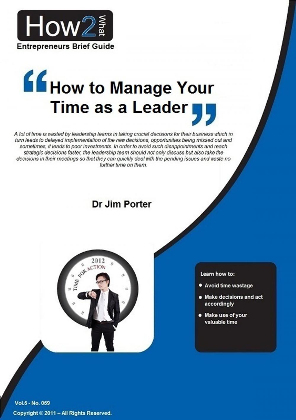 Big bigCover of How to Manage Your Time as a Leader