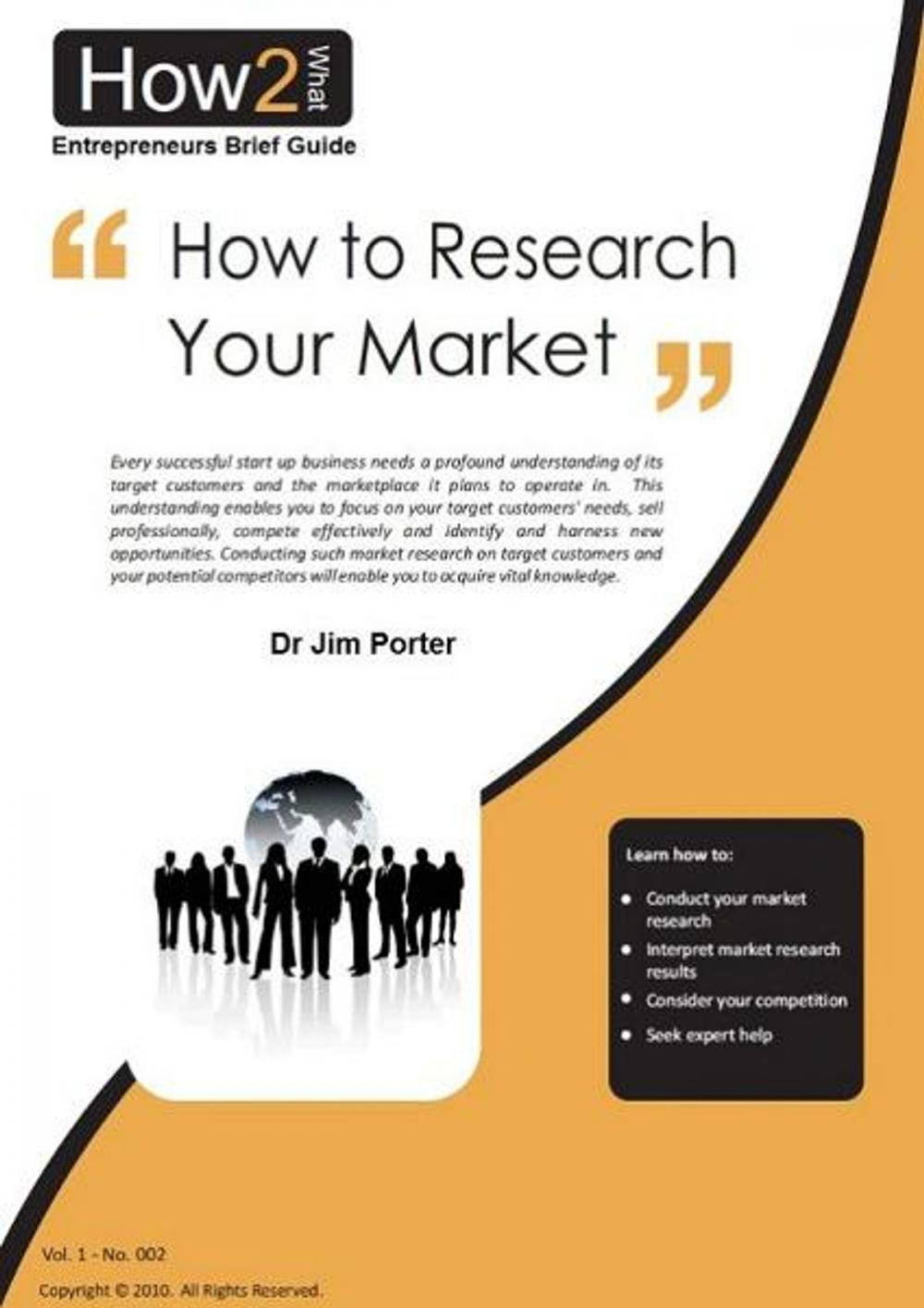 Big bigCover of How to Research Your Market