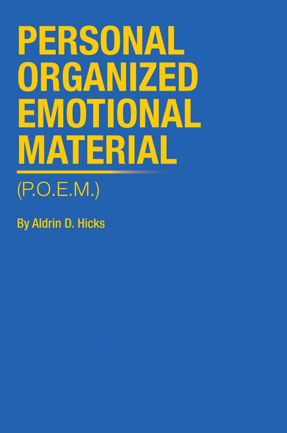 Big bigCover of Personal Organized Emotional Material