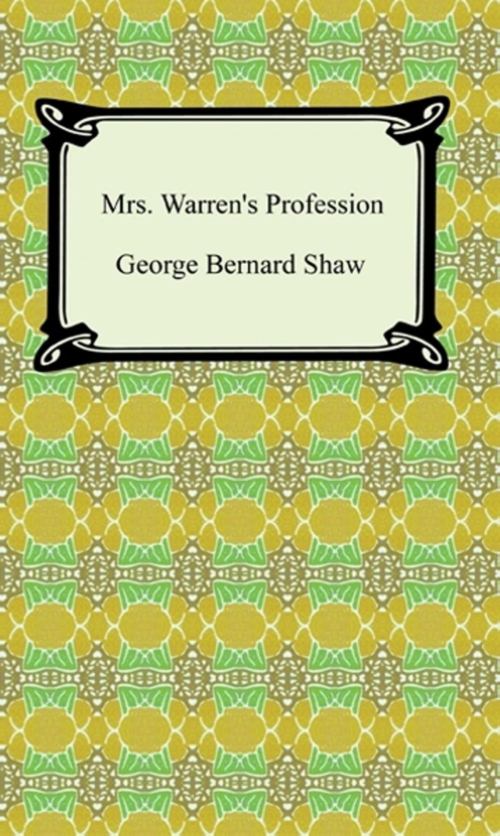 Big bigCover of Mrs. Warren's Profession