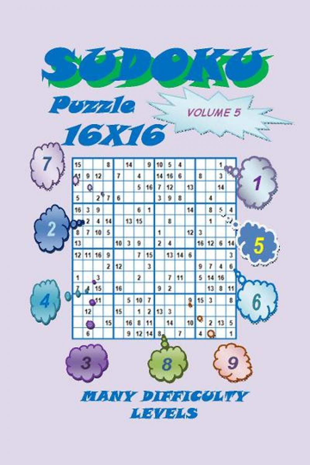 Big bigCover of Sudoku Puzzle 16X16, Volume 5