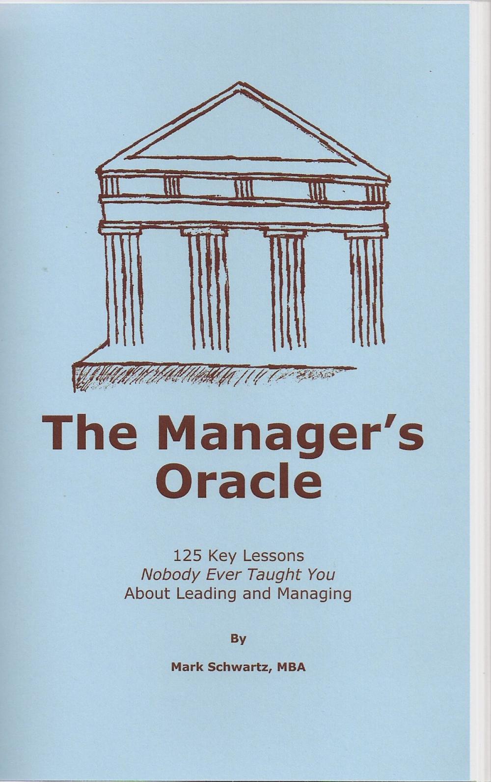 Big bigCover of The Manager's Oracle