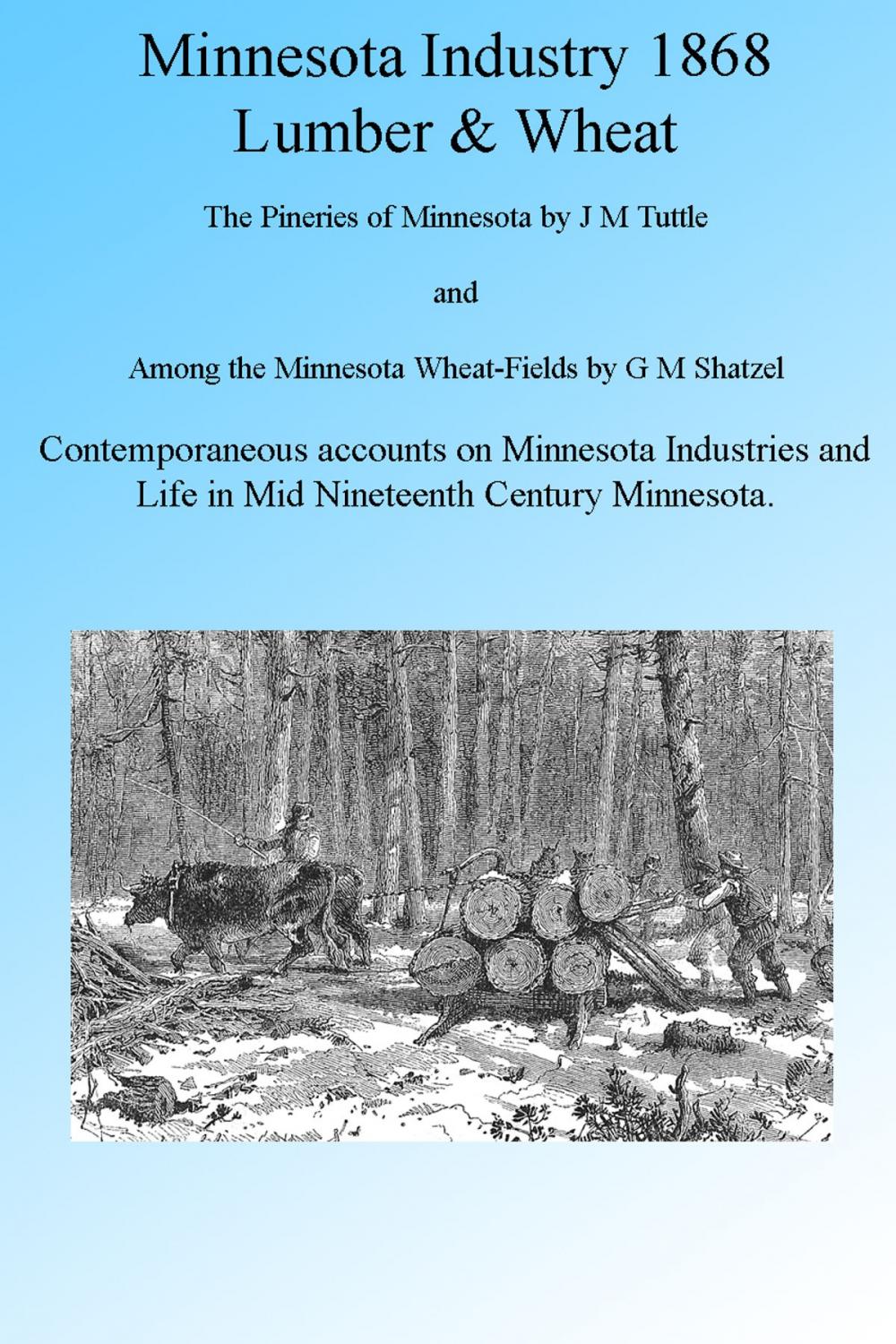 Big bigCover of Minnesota Industry 1868: Wheat and Lumber, Illustrated