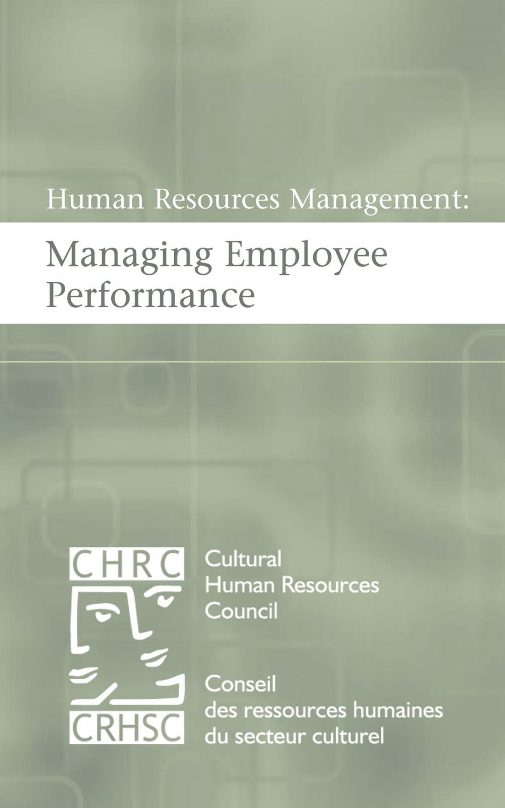 Big bigCover of Human Resources Management:Managing Employee Performance