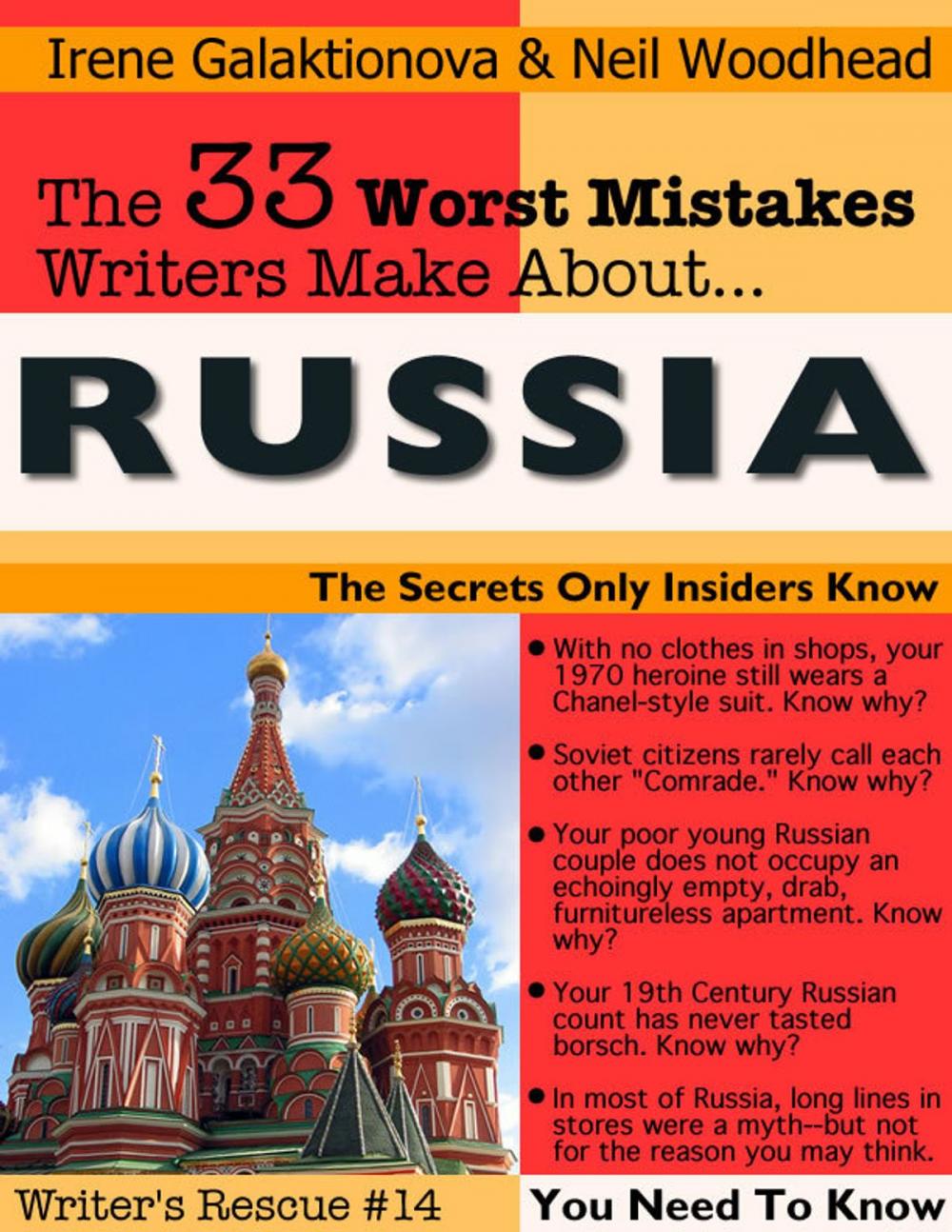 Big bigCover of The 33 Worst Mistakes Writers Make About Russia