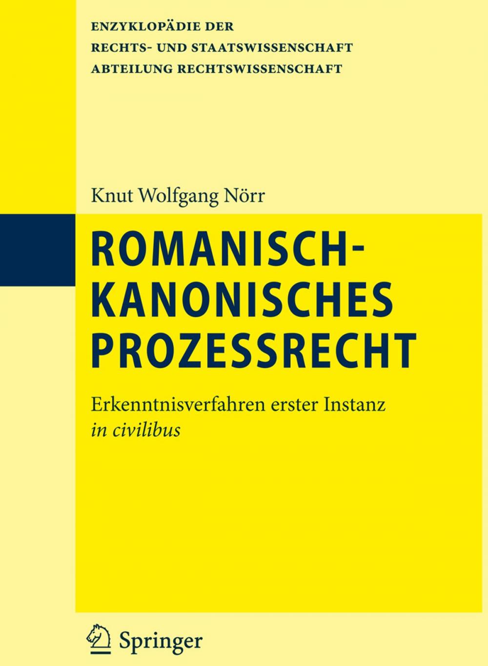 Big bigCover of Romanisch-kanonisches Prozessrecht