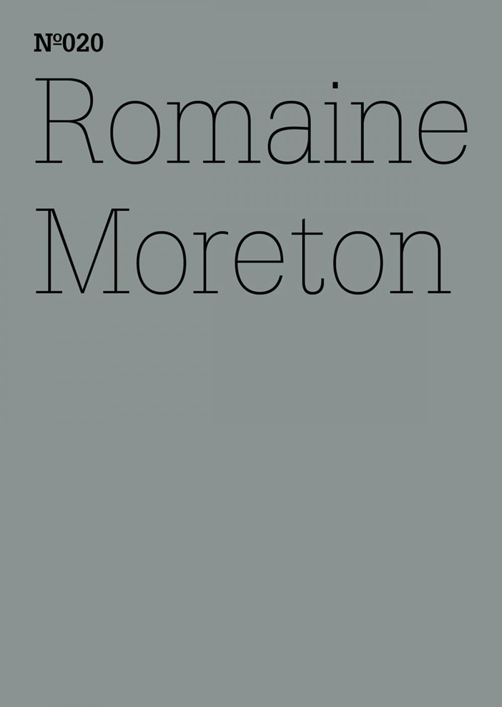 Big bigCover of Romaine Moreton