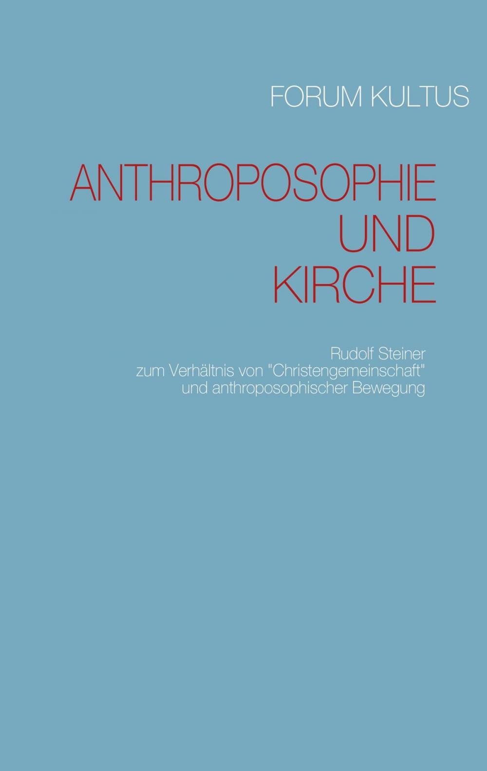 Big bigCover of Anthroposophie und Kirche