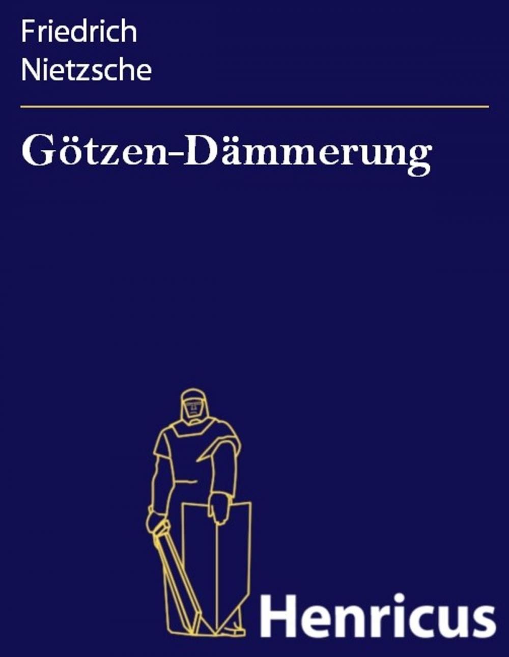 Big bigCover of Götzen-Dämmerung