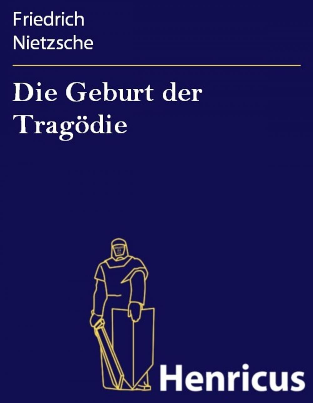 Big bigCover of Die Geburt der Tragödie