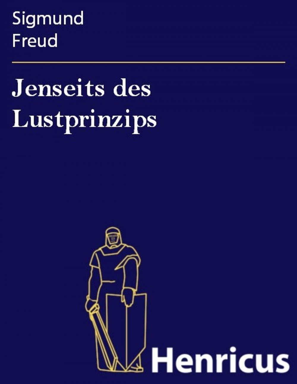 Big bigCover of Jenseits des Lustprinzips