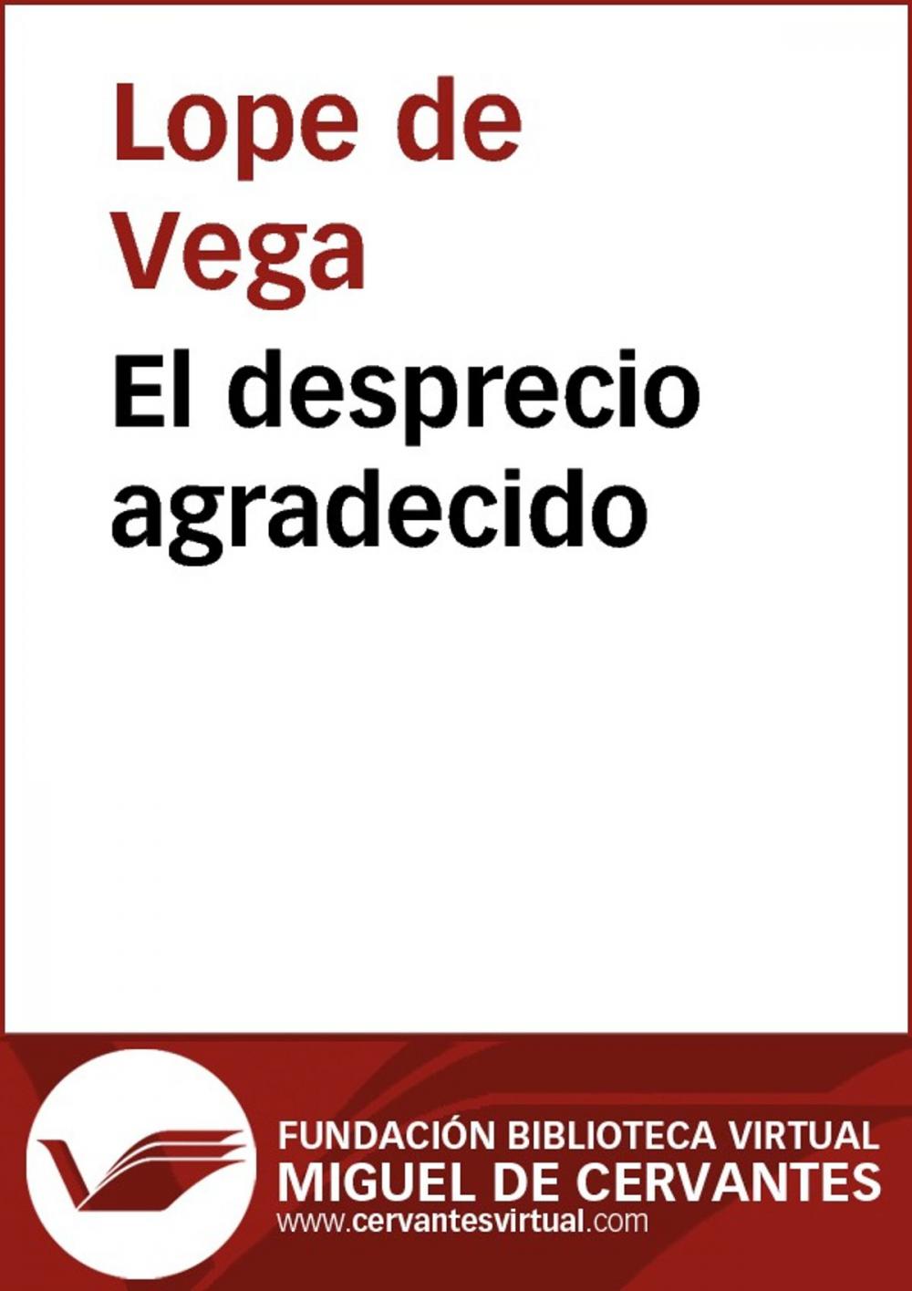 Big bigCover of El desprecio agradecido