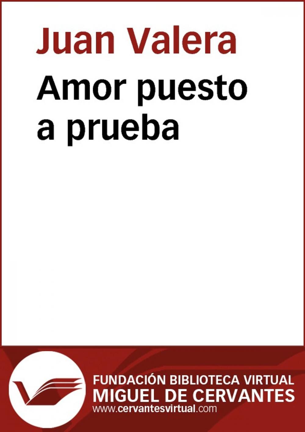 Big bigCover of Amor puesto a prueba