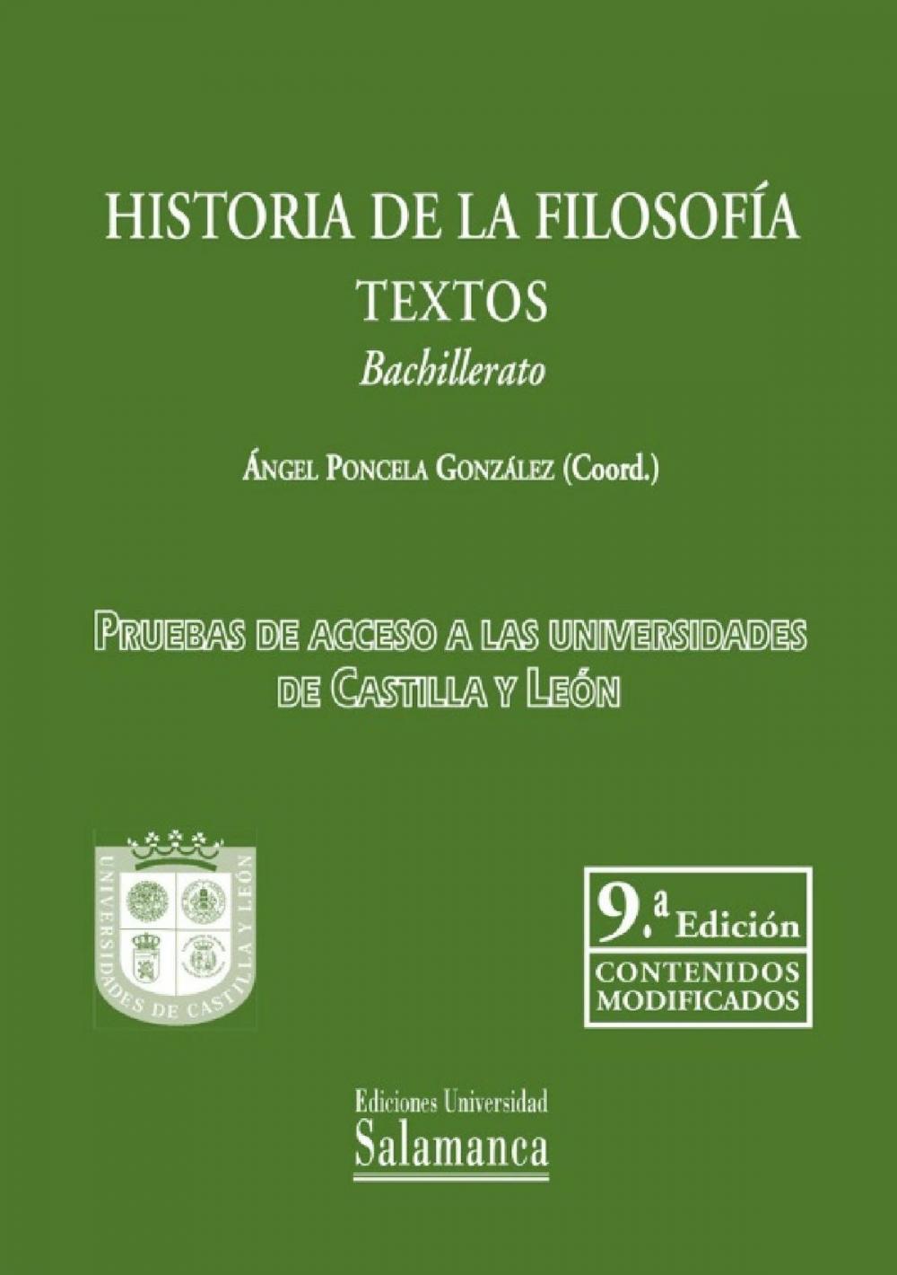 Big bigCover of HISTORIA DE LA FILOSOFÍA. TEXTOS (9ª EDICIÓN)