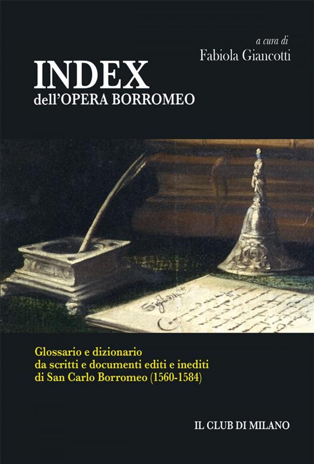 Big bigCover of INDEX dell'OPERA BORROMEO