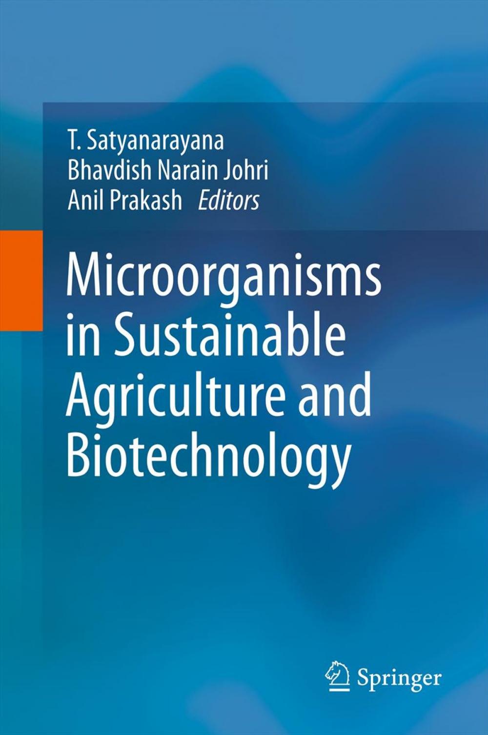 Big bigCover of Microorganisms in Sustainable Agriculture and Biotechnology