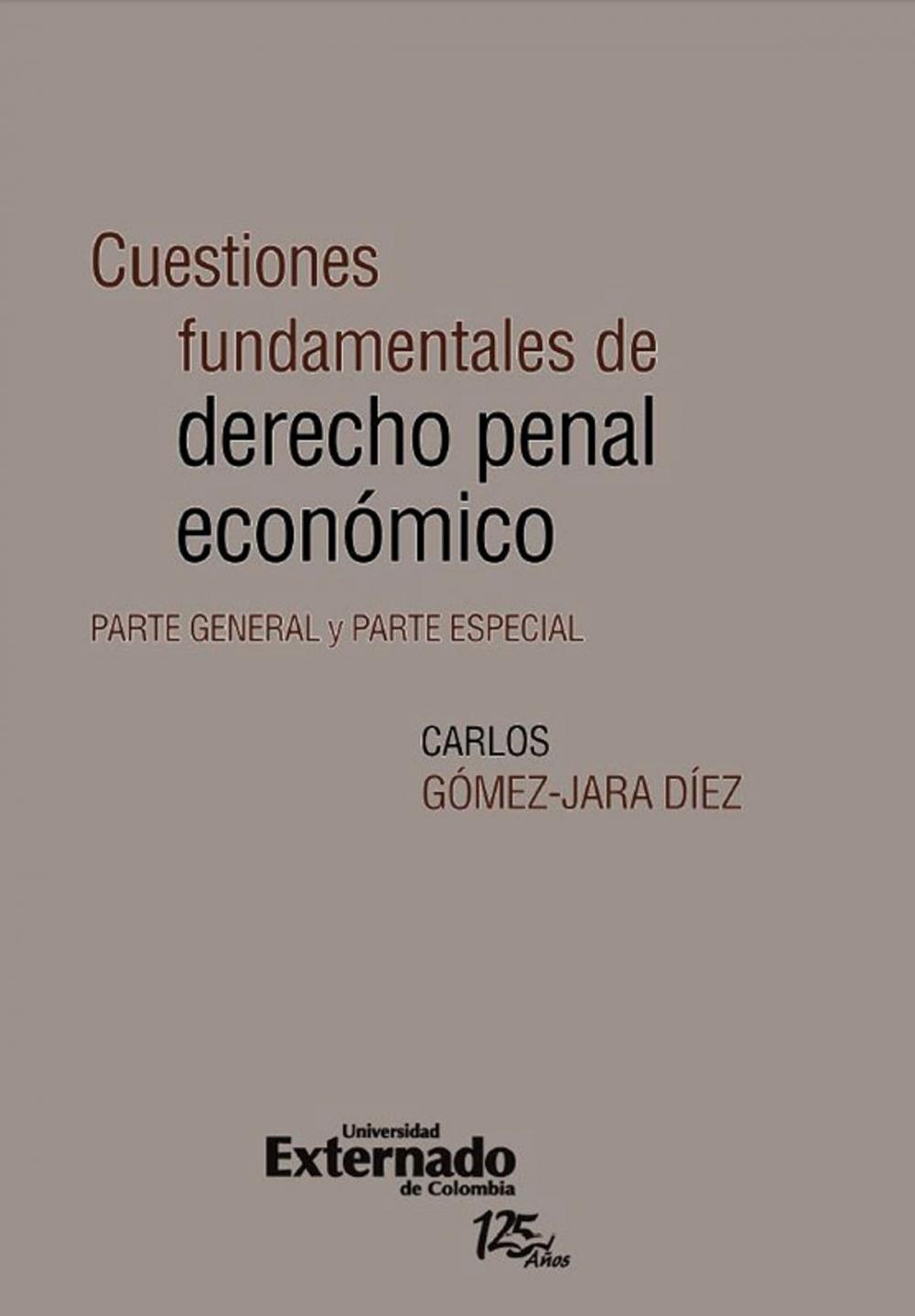 Big bigCover of Cuestiones fundamentales de derecho penal económico. Parte general y parte especial