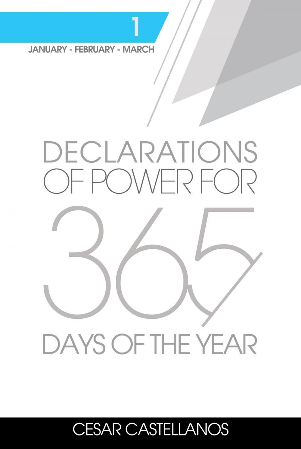 Big bigCover of Declarations of Power For 365 Days of the Year Volume 1