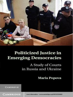 Cover of the book Politicized Justice in Emerging Democracies by ANTONIO CARLOS FROSSARD, RENATO LINHARES DE ASSIS