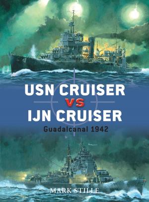 Book cover of USN Cruiser vs IJN Cruiser