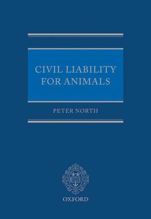 Cover of the book Civil Liability for Animals by Peter North, OUP Oxford