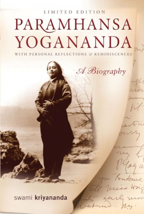 Cover of the book Paramhansa Yogananda: A Biography with Personal Reflections and Reminiscences by Swami Kriyananda, Crystal Clarity Publishers