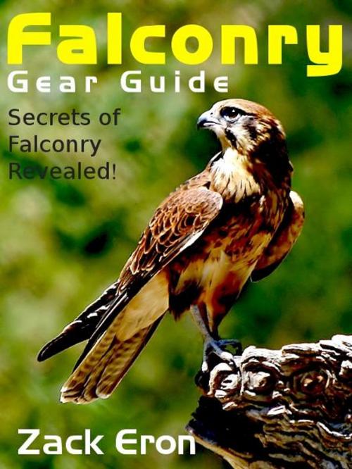 Cover of the book Falconry Gear Guide: Secrets of Falconry Revealed by Zack Eron, Ebook.Gd Publishing