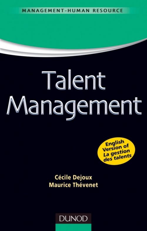 Cover of the book Talent Management by Cécile Dejoux, Maurice Thévenet, Dunod