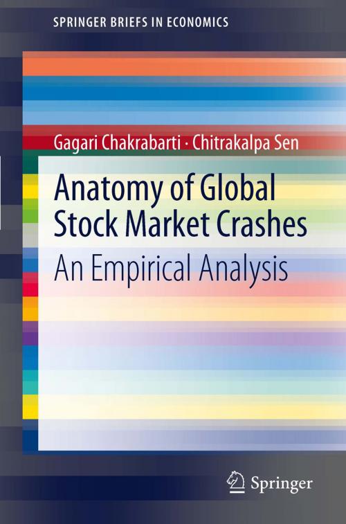 Cover of the book Anatomy of Global Stock Market Crashes by Gagari Chakrabarti, Chitrakalpa Sen, Springer India