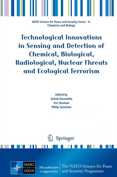 Cover of the book Technological Innovations in Sensing and Detection of Chemical, Biological, Radiological, Nuclear Threats and Ecological Terrorism by , Springer Netherlands