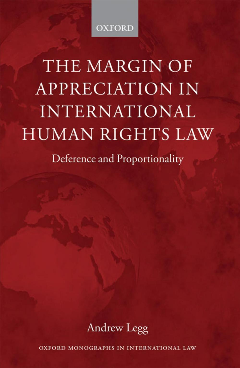 Big bigCover of The Margin of Appreciation in International Human Rights Law