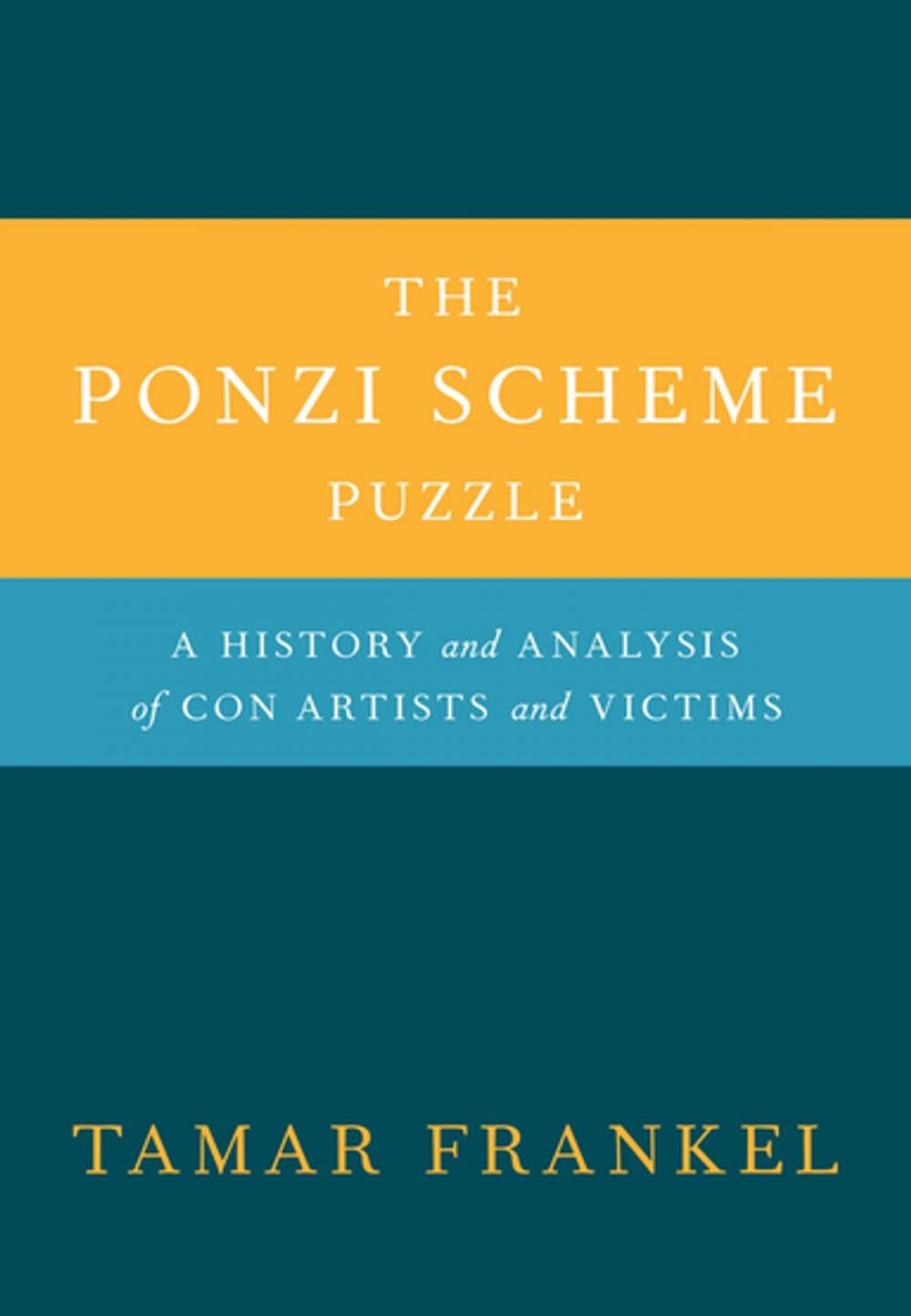 Big bigCover of The Ponzi Scheme Puzzle:A History and Analysis of Con Artists and Victims