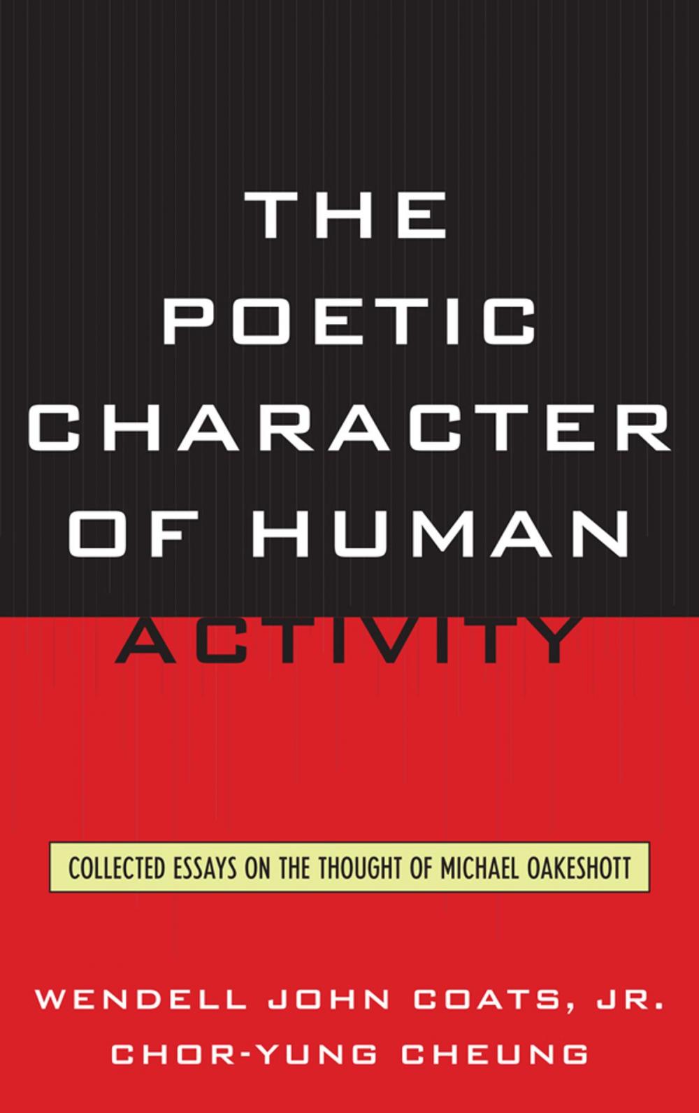 Big bigCover of The Poetic Character of Human Activity