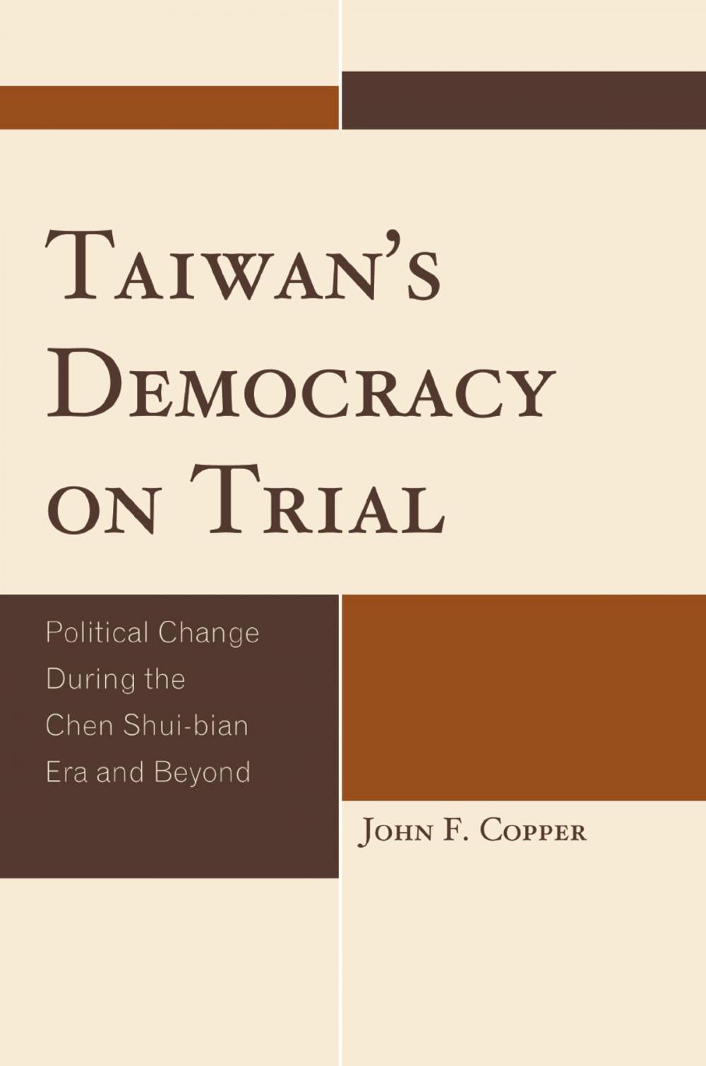 Big bigCover of Taiwan's Democracy on Trial