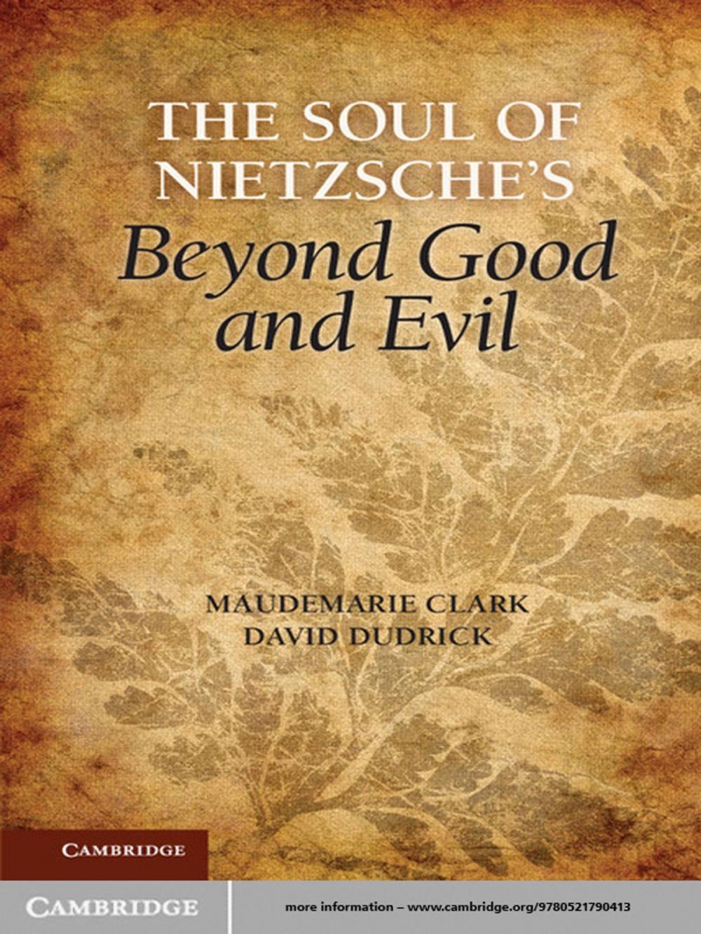 Big bigCover of The Soul of Nietzsche's Beyond Good and Evil