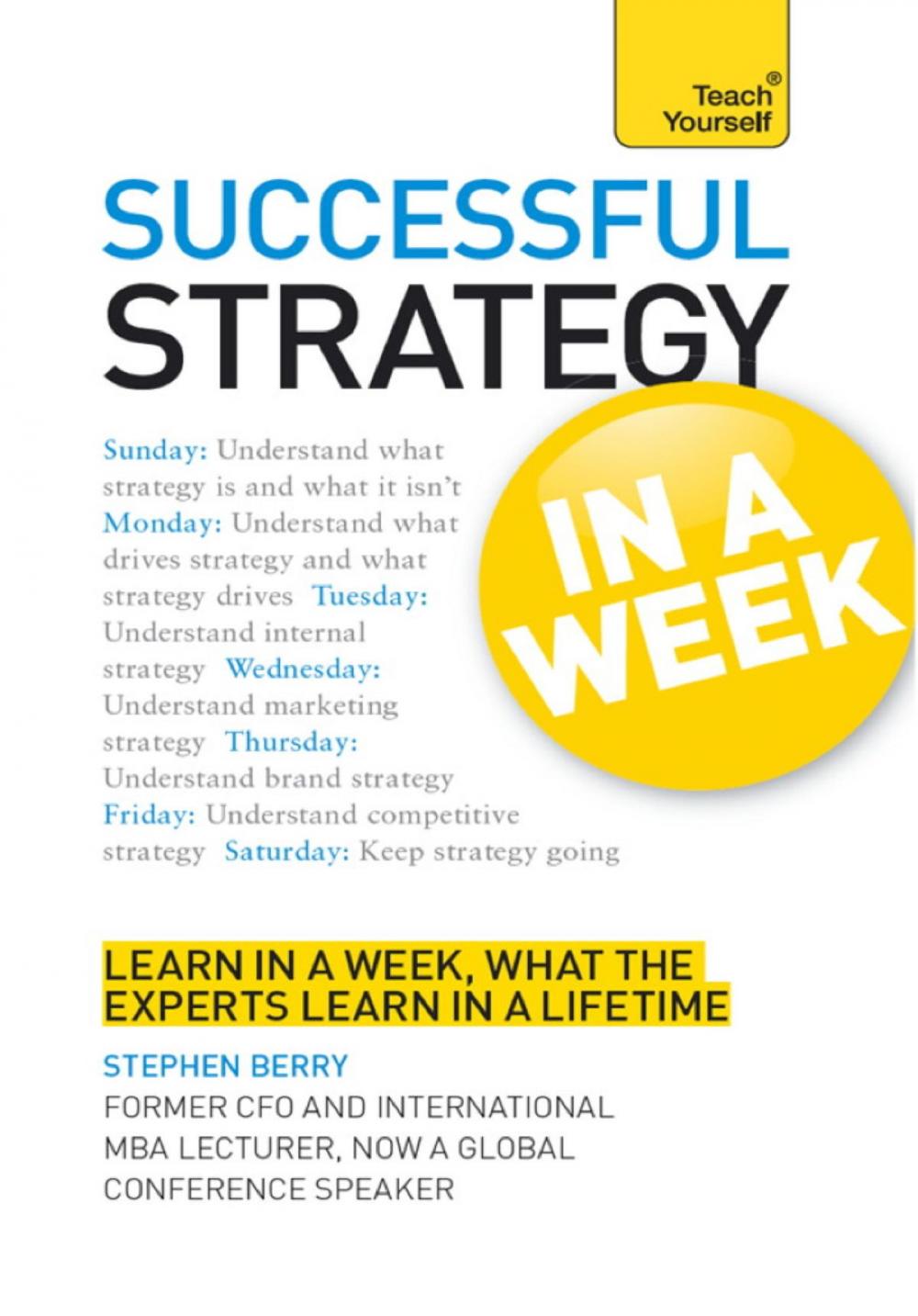 Big bigCover of Strategy in a Week: Teach Yourself Ebook Epub