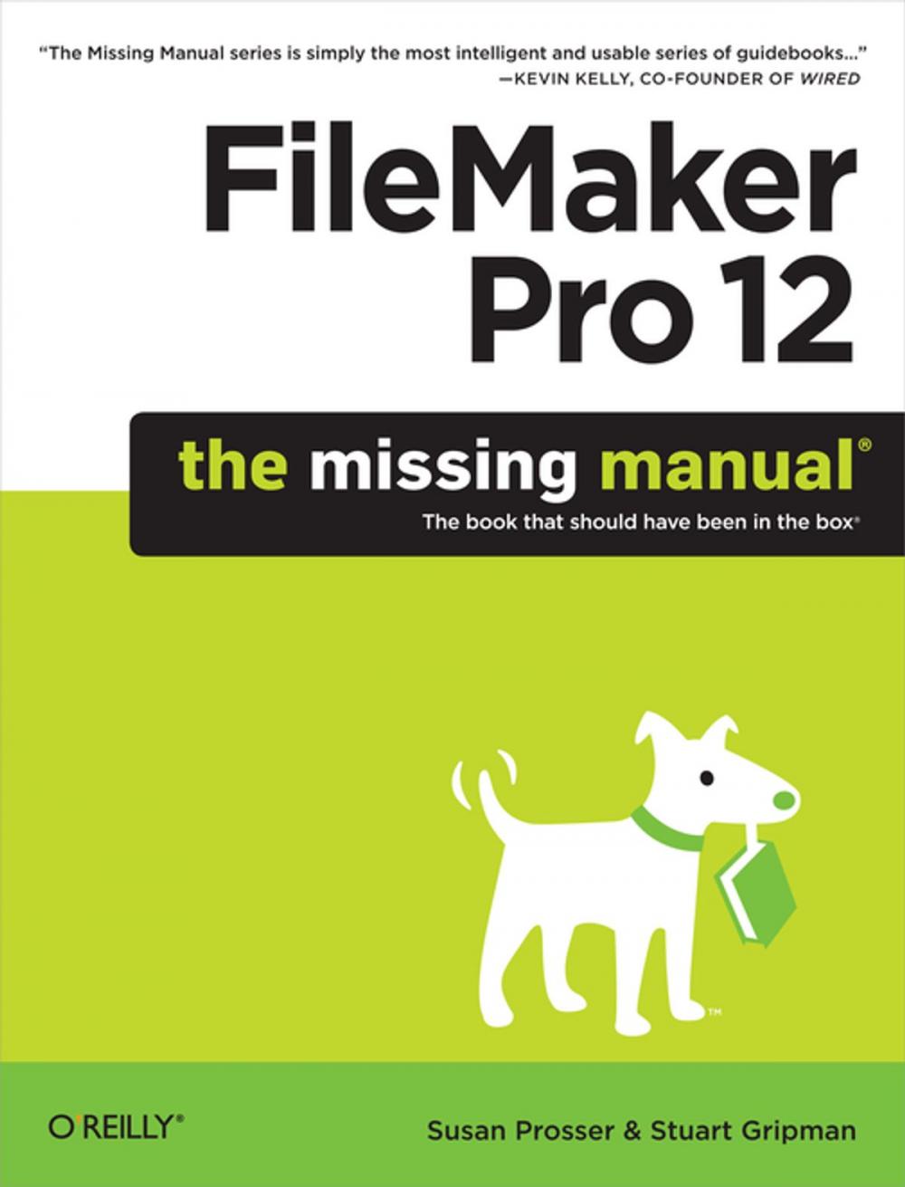 Big bigCover of FileMaker Pro 12: The Missing Manual