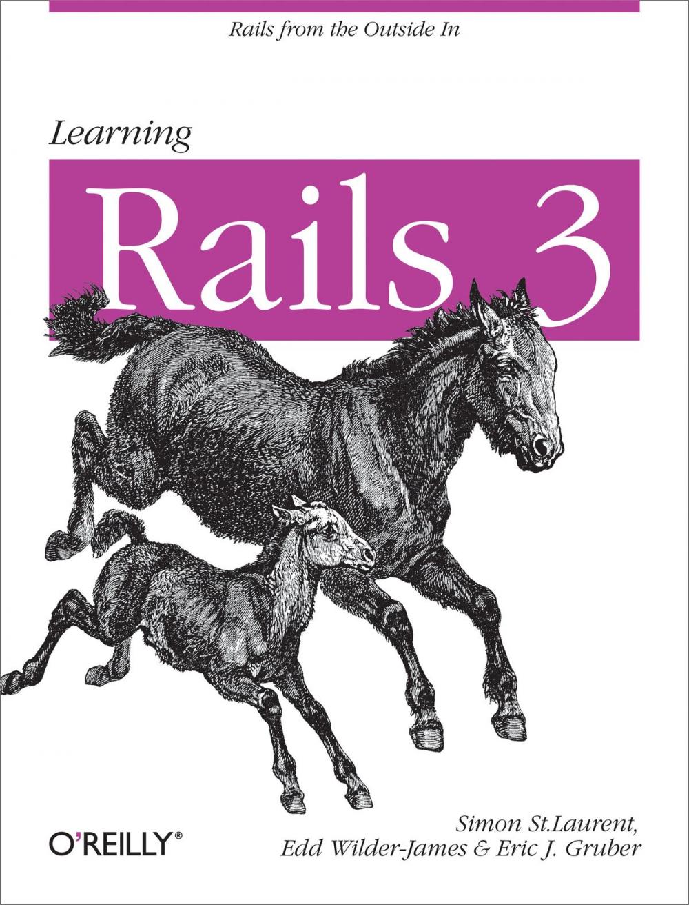 Big bigCover of Learning Rails 3