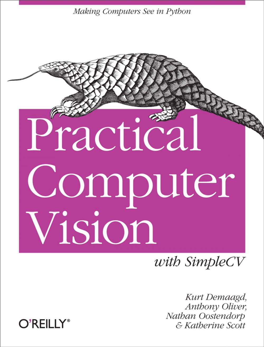 Big bigCover of Practical Computer Vision with SimpleCV