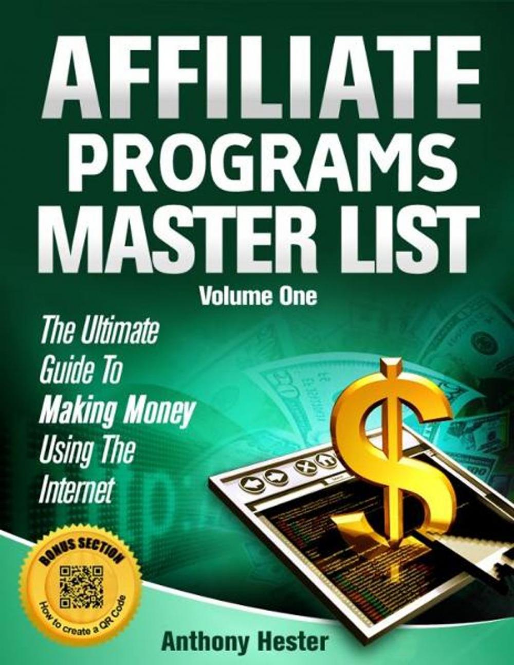 Big bigCover of Affiliate Programs Master List Volume One