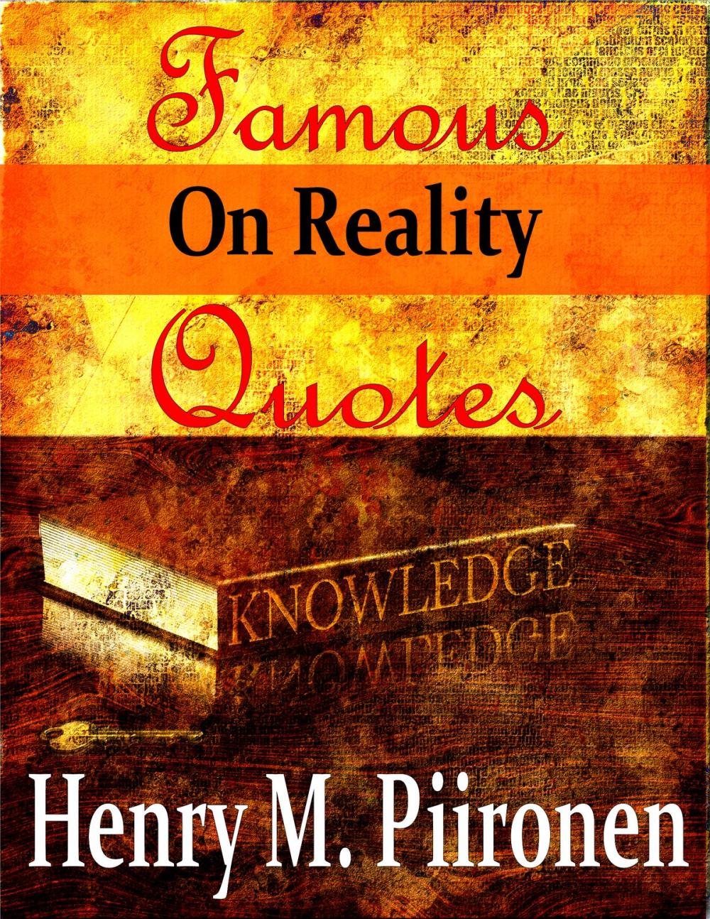 Big bigCover of Famous Quotes on Reality